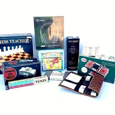 Miscellaneous Games, Cards, Dominoes, Card Shuffler