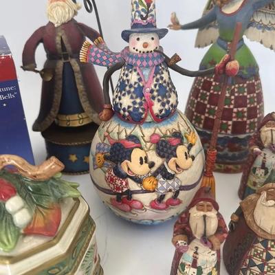 Jim Shore Christmas Collectibles, Fitz And Floyd Winter Wonderland Box