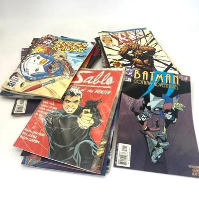 Mystery Lot Vintage Comic Books (Speed Racer, Batman, X-men, Animation Art Comic Books)