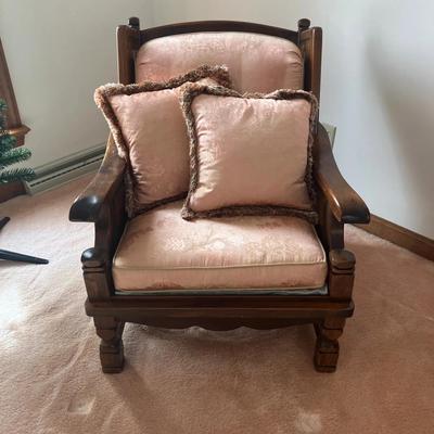 Solid Wood Armchair #1
