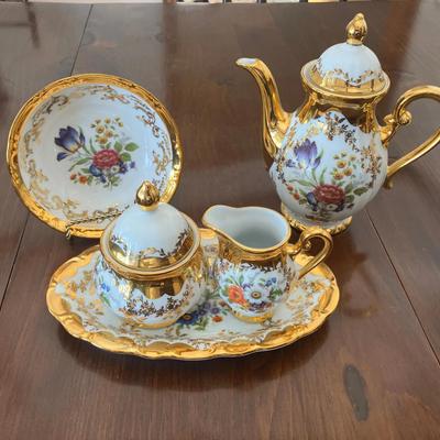 Vintage Kleiber Bavaria Porcelain Tea Set 
