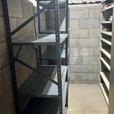 3 Metal Storage Shelves