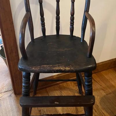 Antique High Chair 