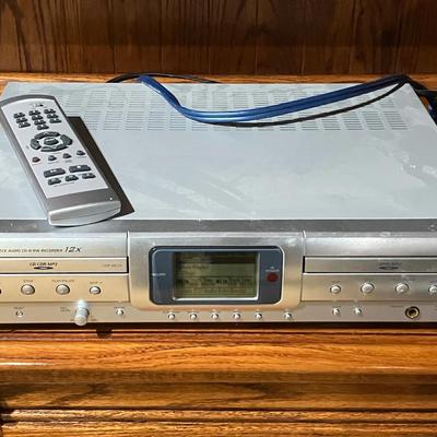 KLH CDR-2000 Dual Deck Audio CD-R/RW Recorder with Remote