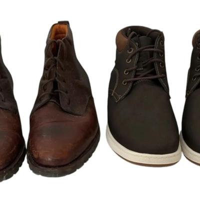 Men's Timberland Boots & Bass Brown Shoes - Size 9.5