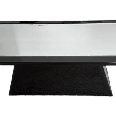 Black Lacquered Coffee Table With Mirrored Top 