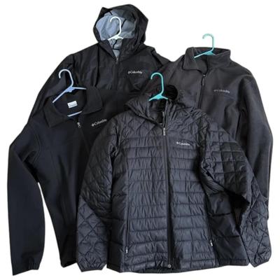 4 Lightweight Columbia Jackets (Sizes M & L) 