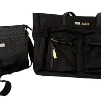 Steve Madden & Tommy Hilfiger Black Handbags 