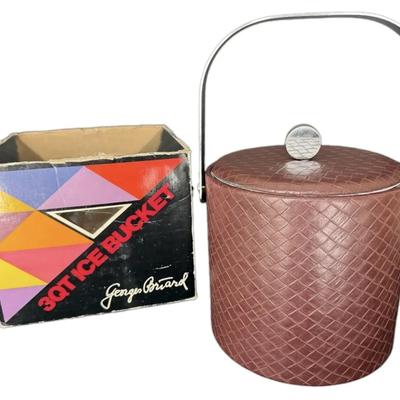 1970’s George Briard 3qt Insulated Ice Bucket With Original Box 