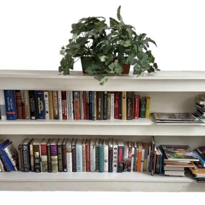 Large White Bookcase (Books Optional - Winners Choice!)
