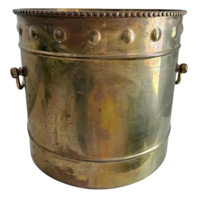 Brass Planter With Handles 