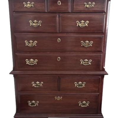 Wooden Dresser with Brass Accents by Pennsylvania House