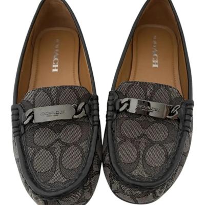 Coach Signature Monogrammed Loafers - Women's Size 6 (w/ COA!)