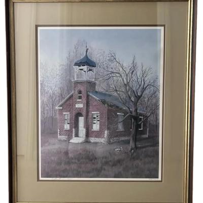 28’’ x 24’’ Signed & Numbered Schoolhouse Print