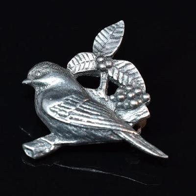 Vintage Birds & Blooms Brooch