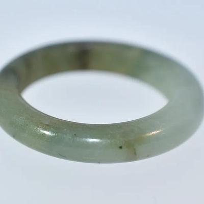 11.6 Carat Natural Unheated Green Jadeite Ring