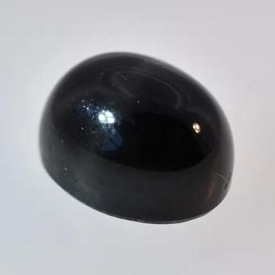 6.0 Carat Natural Unheated Oval Star Diopside Cabochon