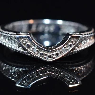 Pavé Silver-Tone Ring