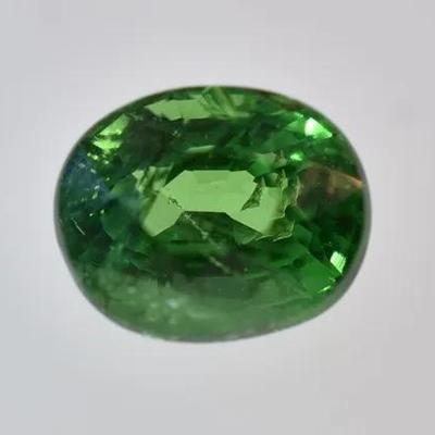 0.9 Carat Natural Unheated Oval Tsavorite Garnet