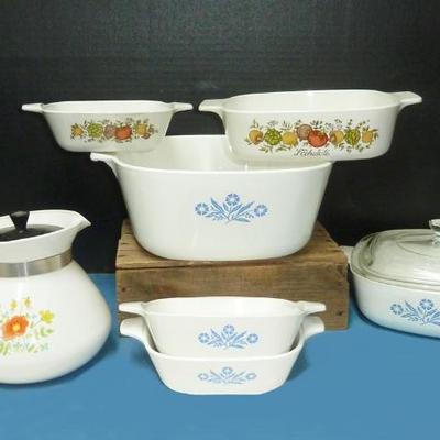 Sale Photo Thumbnail #65: several Corning Ware lots