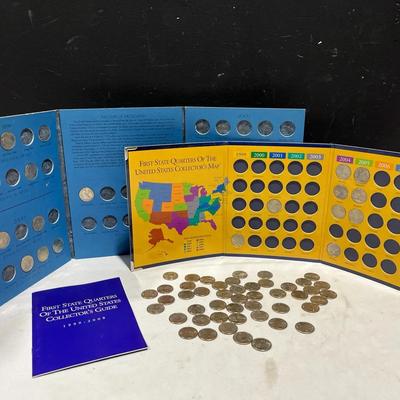 First State Quarters Of The US Collectors Map 1999 -2008 +
