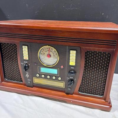 Wooden Music Centre With Recordable CD Player