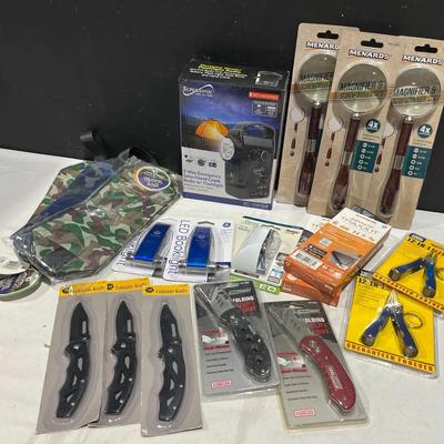 Various Tools & Lights + More