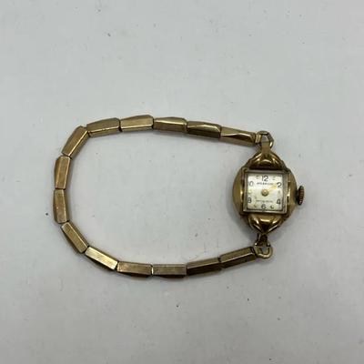 Vintage Wolbrook Ladies' Watch W/ 10K RGP Strap