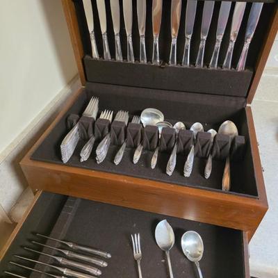 International silver prelude sterling silver flatware 70 pc set copy