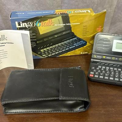 Lingo 6talk Six Language Talking Translator 