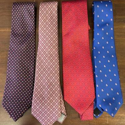 Assorted Set of Four Men’s  Men’s Neckties 