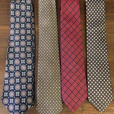Assorted Set of Four Men’s Men’s Neckties 
