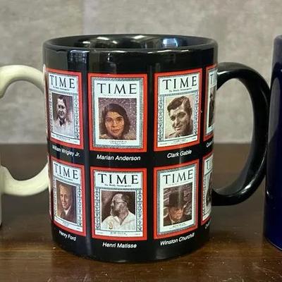 Set of Three Collectible Coffee Mugs 