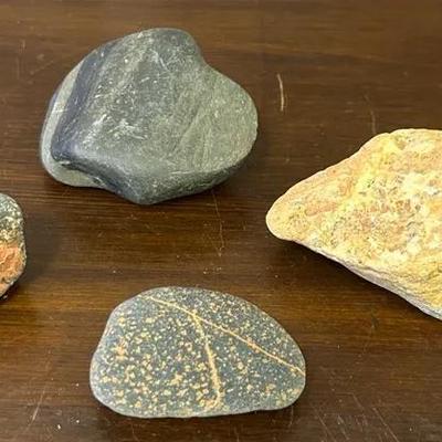 Collection of Assorted, Naturally Shaped River Rocks