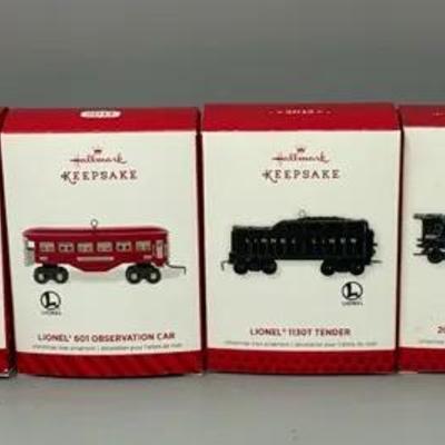 Lionel Train Hallmark Keepsake Christmas Ornaments 2013 2014
