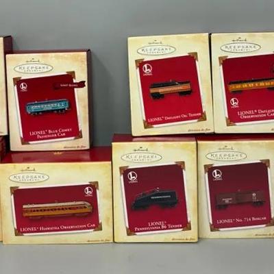 Lionel Train Hallmark Keepsake Ornaments 2002-2005