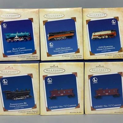 Lionel Train Collector’s Series Hallmark Keepsake Ornaments 2002-2005