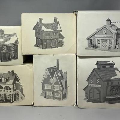 Department 56 - New England Village - Cottages and Boat Houses