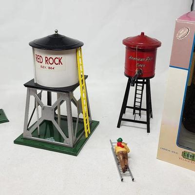Model Train Accessories - Vintage Watertowers And Lamp Posts