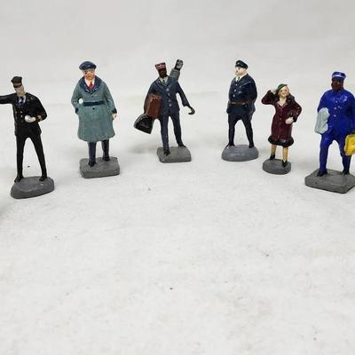 Composite Train Station Figurines - Japan