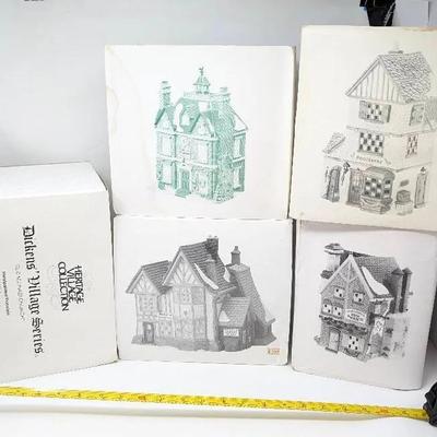 Department 56 - Dickens Village - Brewhouse, School & Others