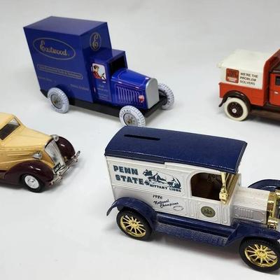 Model Cars - Coin Banks - Penn State, Trustworthy, Eastwood Auto