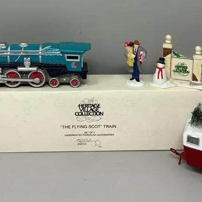 Department 56 Porcelain “The Flying Scot” Train Set and More