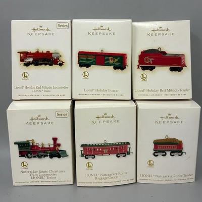 Lionel Train Hallmark Keepsake Ornaments from Holiday and Nutcracker Collections
