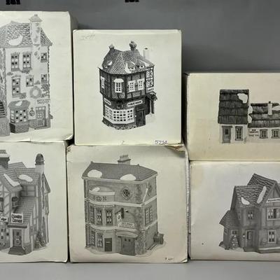 Department 56 - Dickens’ Village - Town Cottages and Offices 