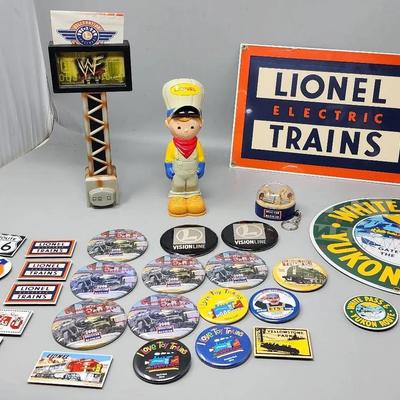 Lionel Electric Train And Other Train Memorabilia