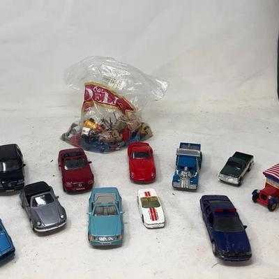 Collection of die cast cars Includes Maisto, Corgi, Hot wheels and more