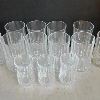 Cristal d’Arques Crystal Durand Tumblers 