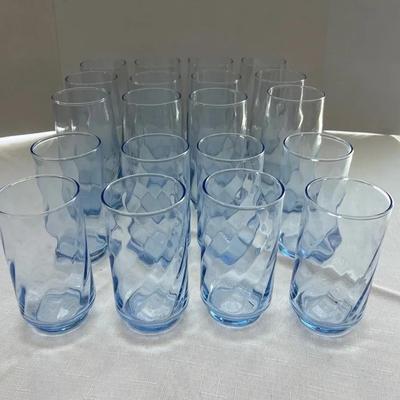 Blue Glass Tumblers