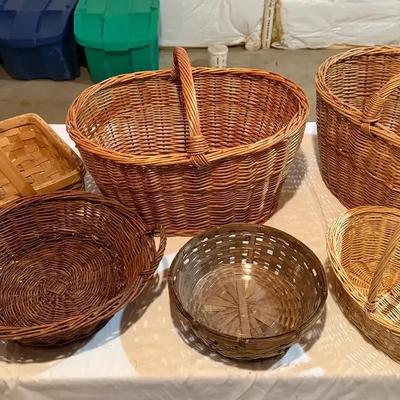 Collection Of Wicker Baskets 